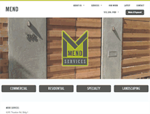 Tablet Screenshot of mendservices.com